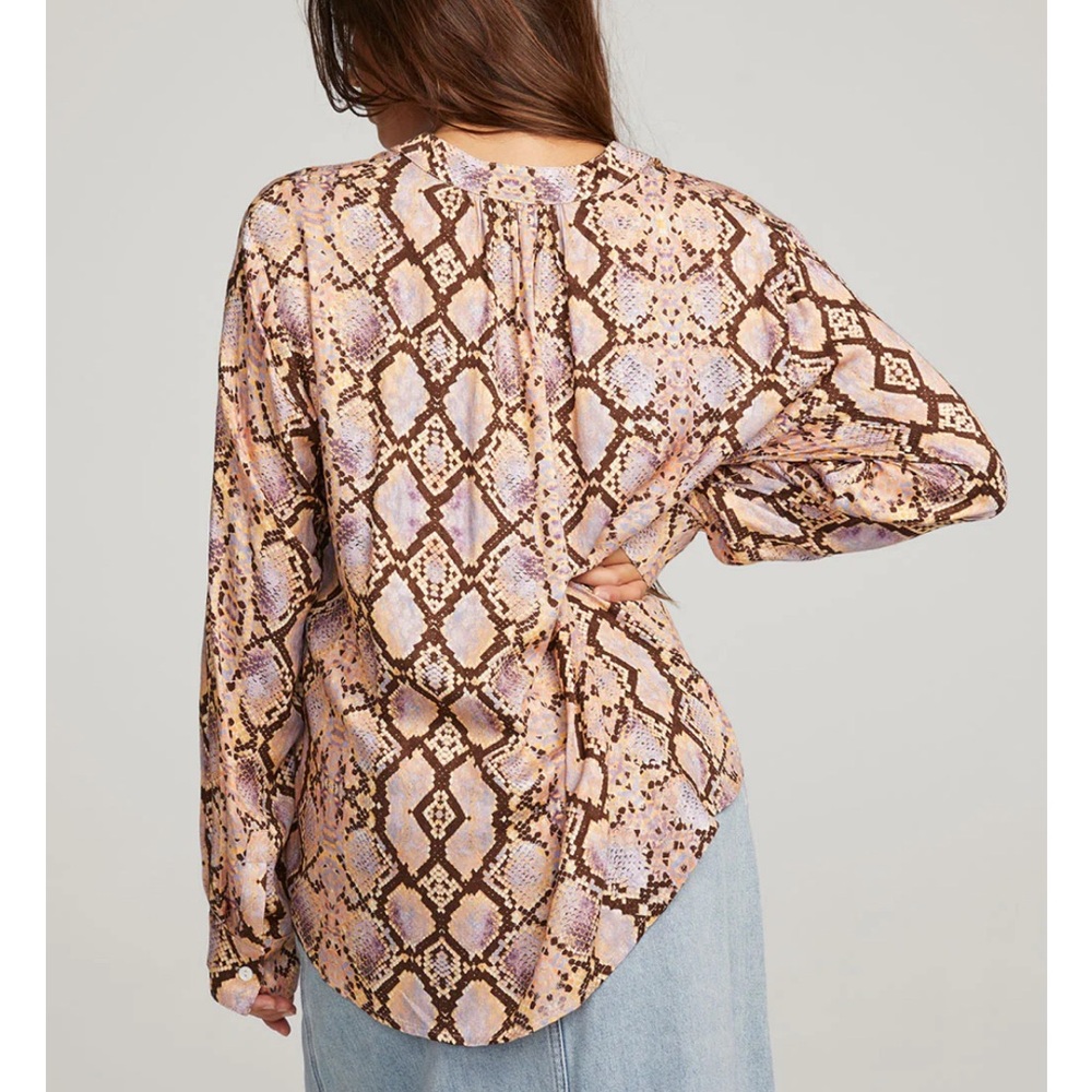 Denver Python Print Blouse - Picture 3 of 7